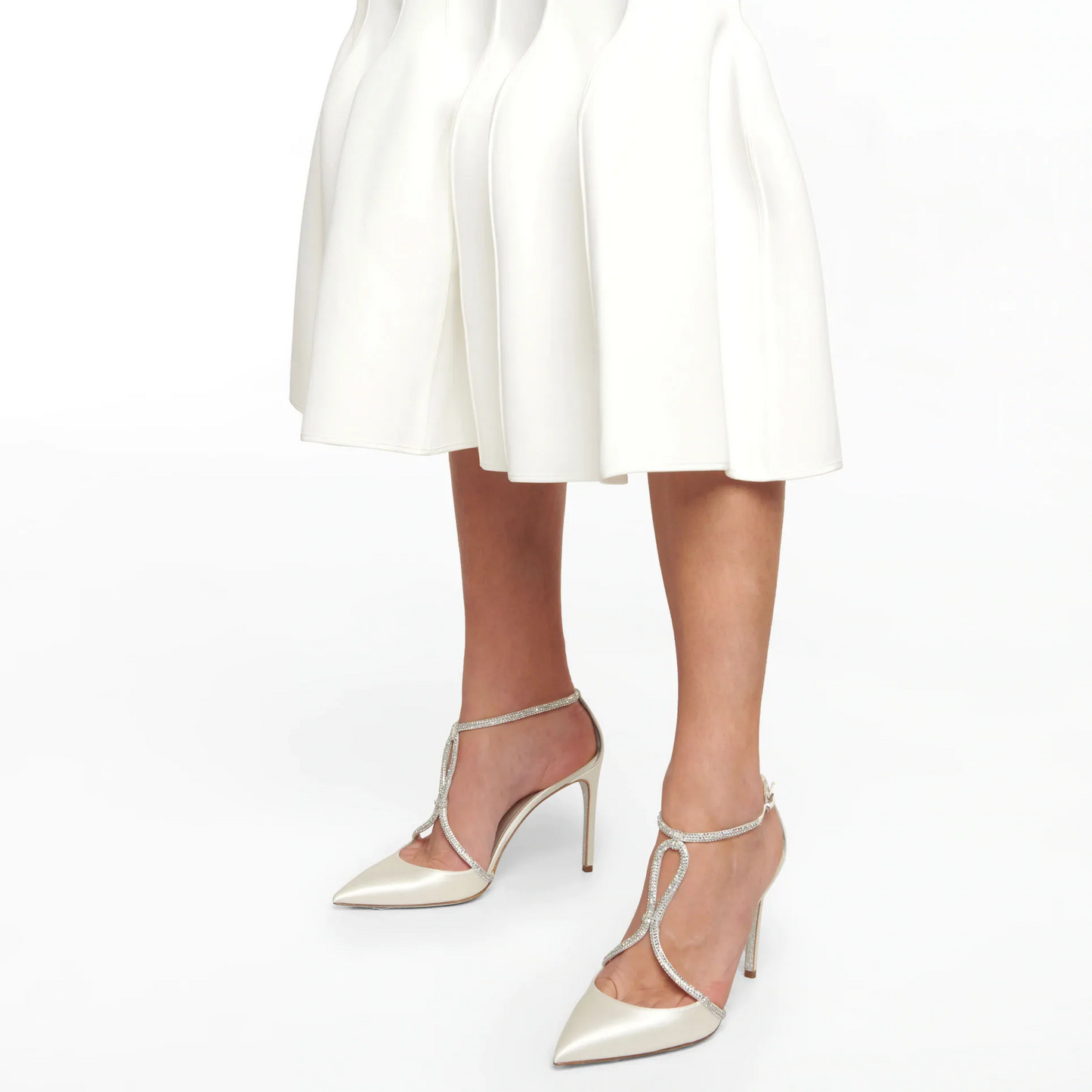 Leila - Elegant Rhinestone High Heel