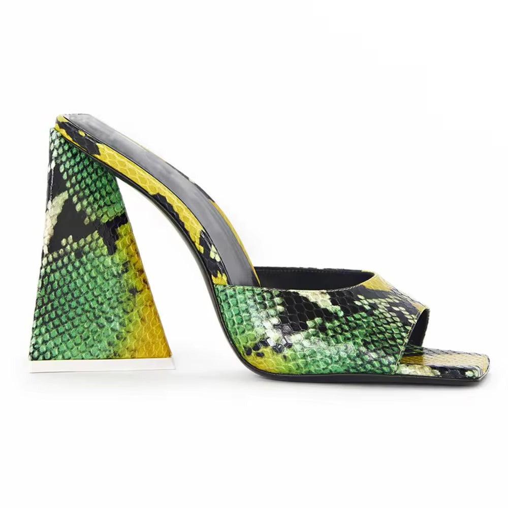 Cleo - Comfortable Chunky Mule Sandal