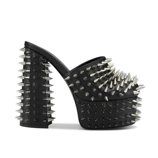 Stacy - Super Studded Platform Heel