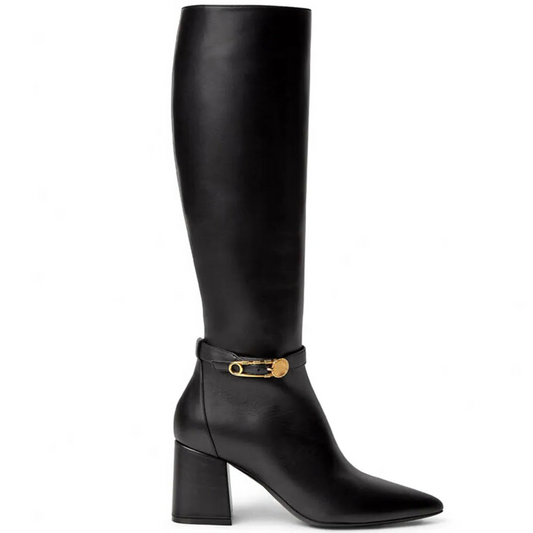 Mira - Midcalf Chunky Heel Boots