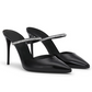 Pearla - Closed Toe Rhinestone Stiletto Heel