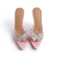 Allison - Glitter Rhinestone Butterfly Pointed Toe Heel