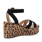 Darla - Round Toe Buckled Wedge Heel