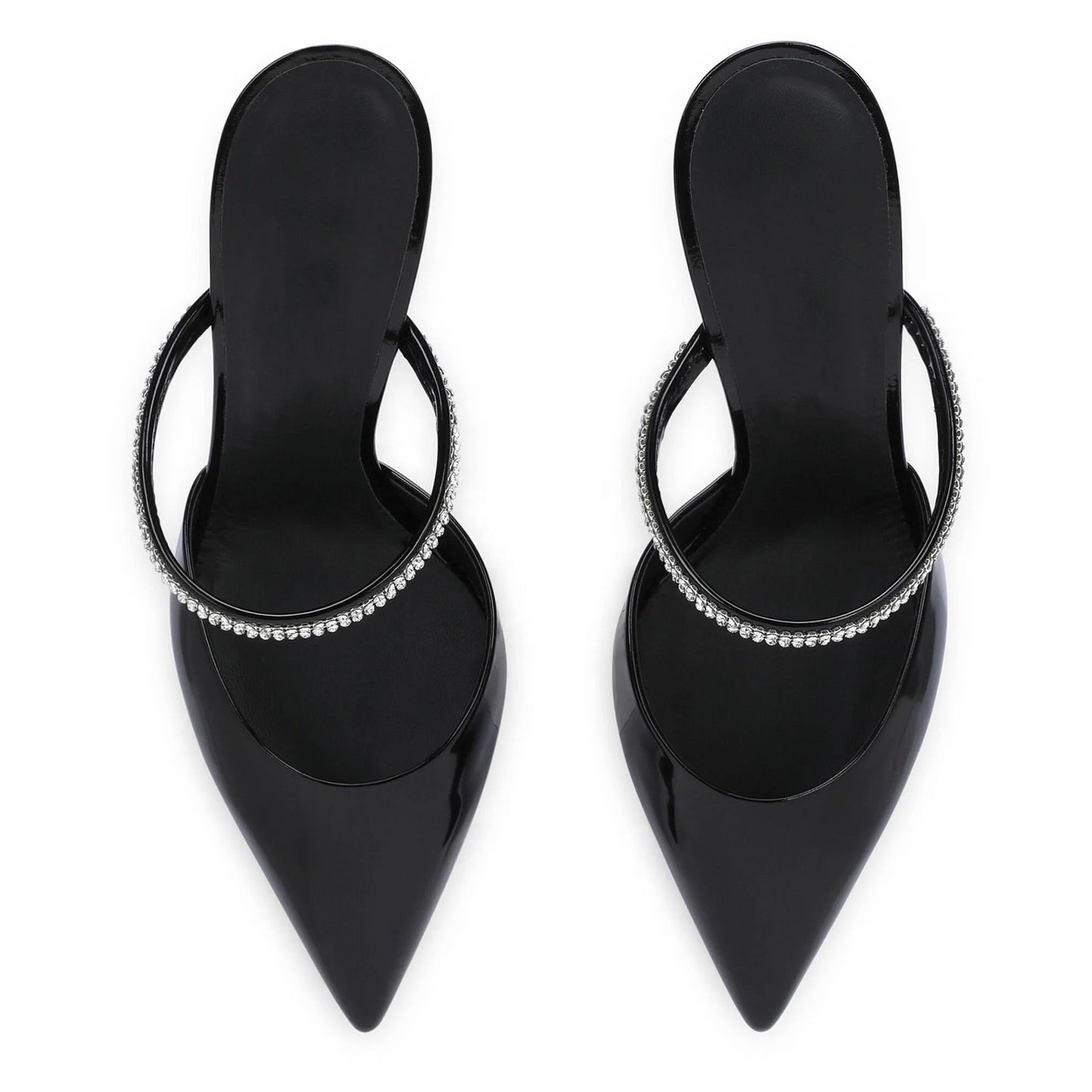 Pearla - Closed Toe Rhinestone Stiletto Heel