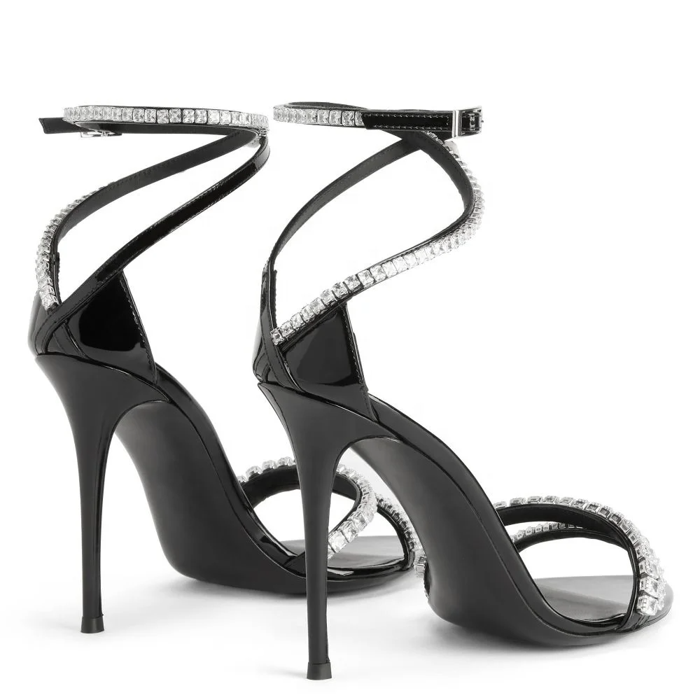 Catalina - Rhinestone Stiletto Heeled Sandal
