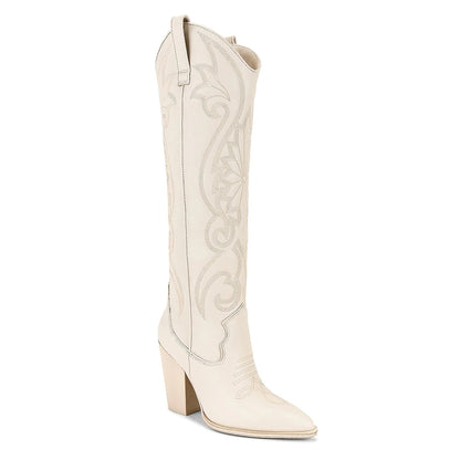 GIIDDY - Pointed Toe Western Boot