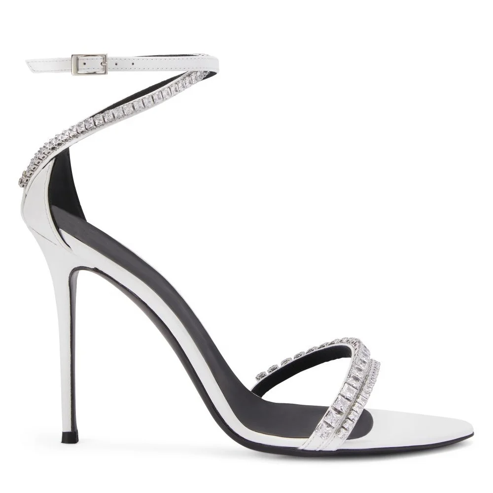 Catalina - Rhinestone Stiletto Heeled Sandal