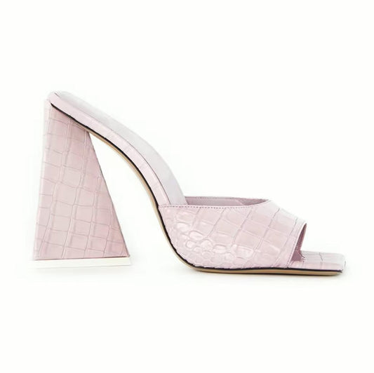 Cleo - Comfortable Chunky Mule Sandal